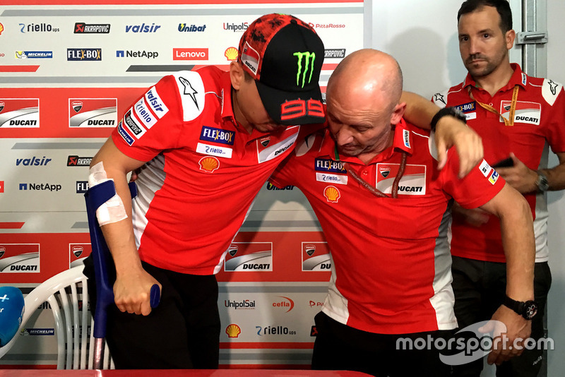 Хорхе Лоренсо, Ducati Team, після аварії