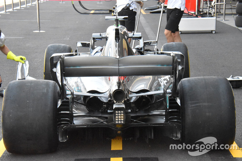 Arrière de la Mercedes-AMG F1 W09