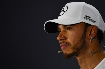 Lewis Hamilton, Mercedes AMG F1 in the press conference