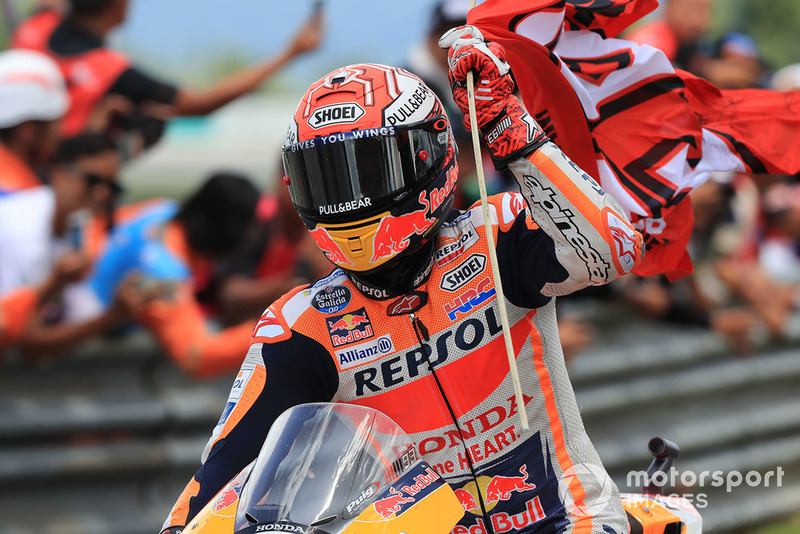 Il Vincitore della gara Marc Marquez, Repsol Honda Team