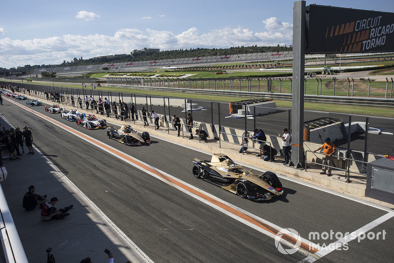 Andre Lotterer, DS TECHEETAH, DS E-Tense FE19, Jean-Eric Vergne, DS TECHEETAH, DS E-Tense FE19 ve Lucas Di Grassi, Audi Sport ABT Schaeffler, Audi e-tron FE05