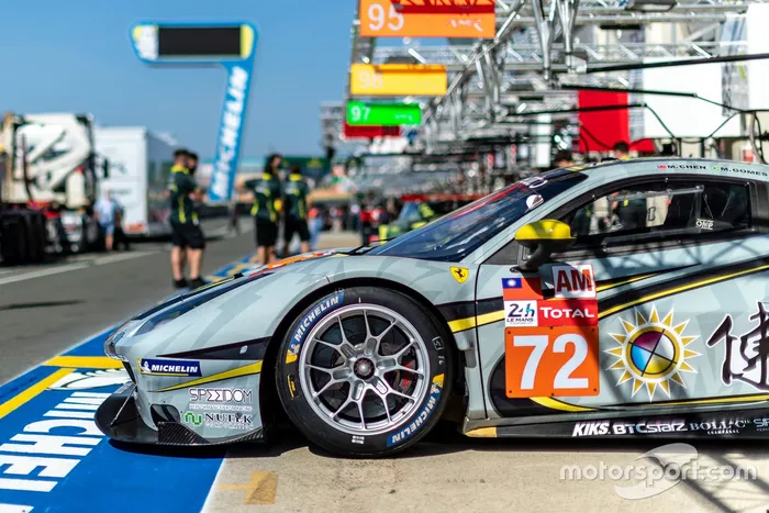 #72 Hub Auto Racing - Ferrari 488 GTE Evo: Morris Chen, Tom Blomqvist, Marcos Gomes