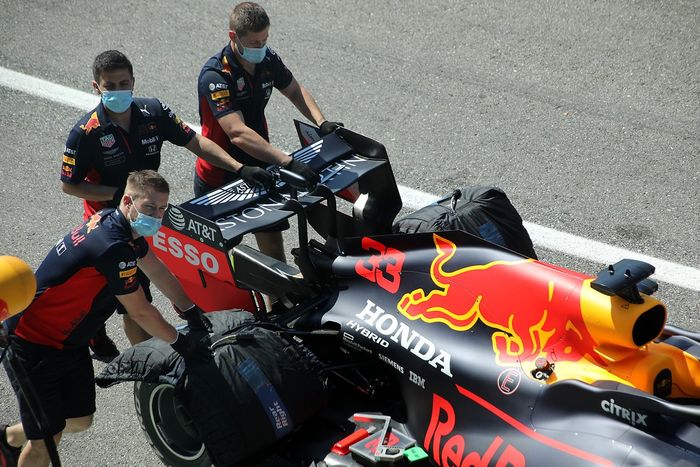 Parte trasera del Red Bull Racing RB16