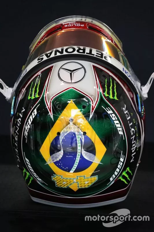 Capacete de Lewis Hamilton, Mercedes AMG F1