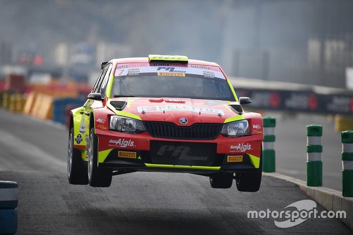 Davide Valsecchi, Denis Tarantello, Skoda Fabia R5, Peletto Racing Team