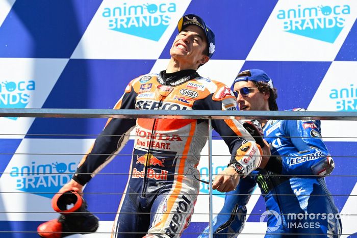 Podio: segundo lugar Marc Márquez, Repsol Honda Team