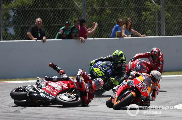 Jorge Lorenzo, Repsol Honda Team crash