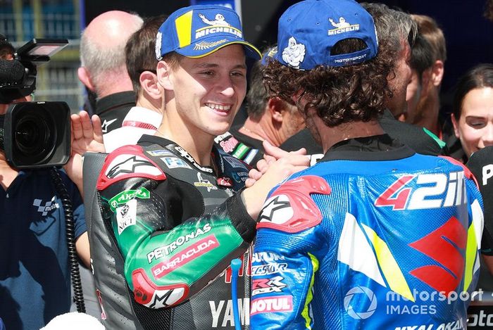 Alex Rins, Team Suzuki MotoGP, Fabio Quartararo, Petronas Yamaha SRT