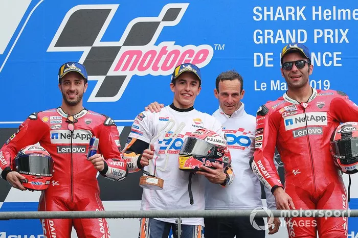 #47 Podium : Marc Márquez, Andrea Dovizioso, Danilo Petrucci