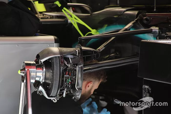 Detalle técnico de Mercedes AMG F1