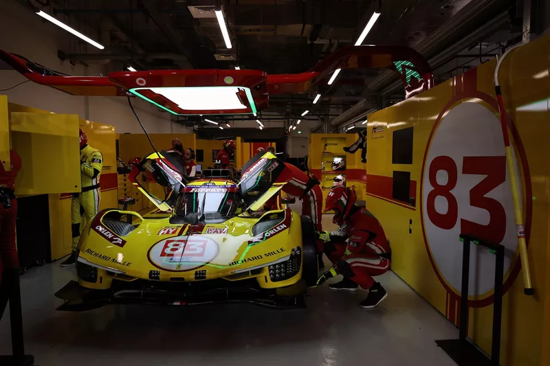 #Ferrari 499P AF Corse n°83 : Robert Kubica, Yifei Ye, Philip Hanson