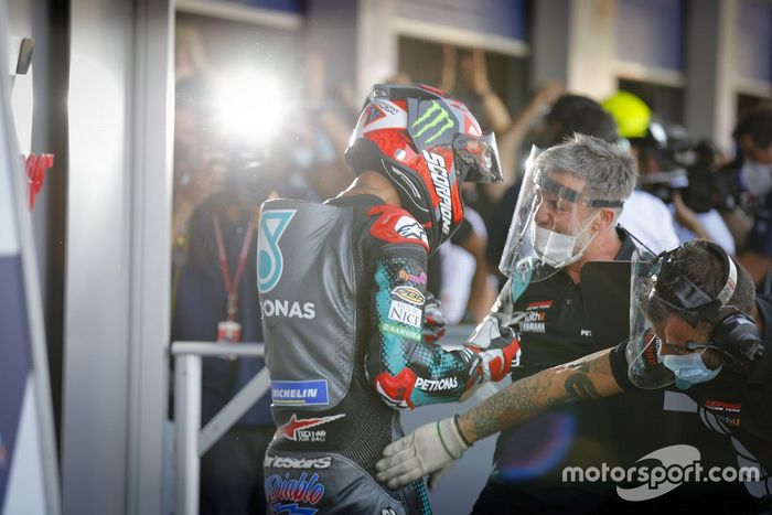 El ganador Fabio Quartararo, Petronas Yamaha SRT