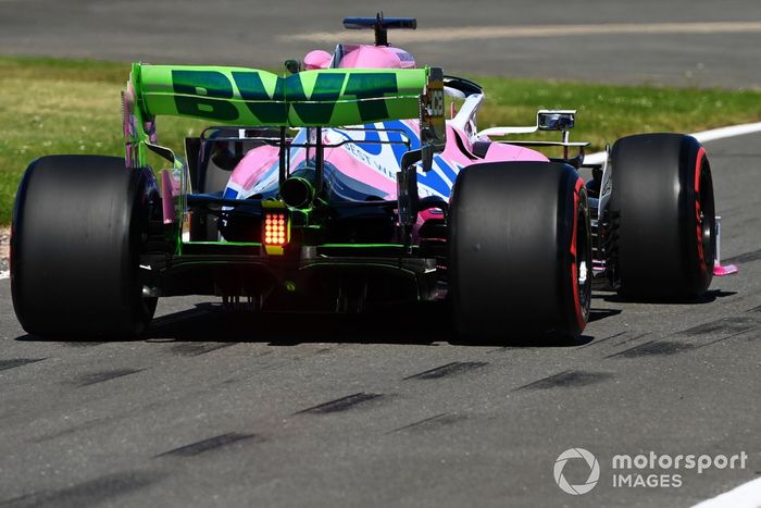 Pintura de parafina en el monoplaza de Nico Hulkenberg, Racing Point RP20