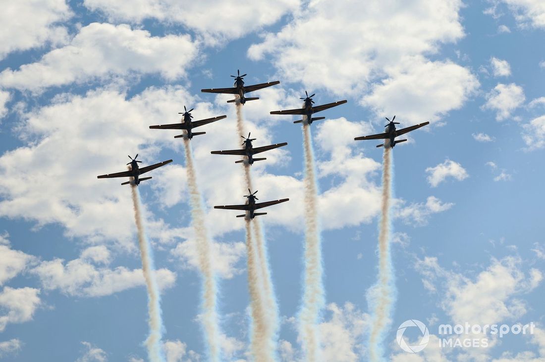 Exhibición aérea brasileña 