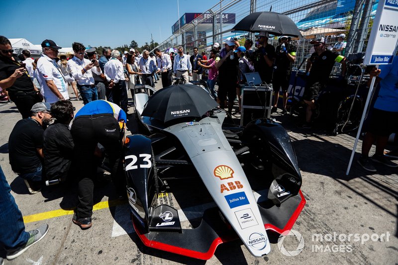 Sébastien Buemi, Nissan e.Dams, Nissan IMO1, on the grid