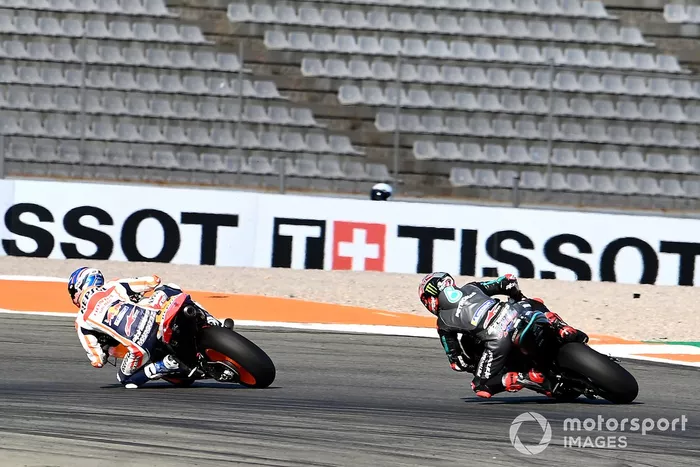 Caída de Fabio Quartararo, Petronas Yamaha SRT