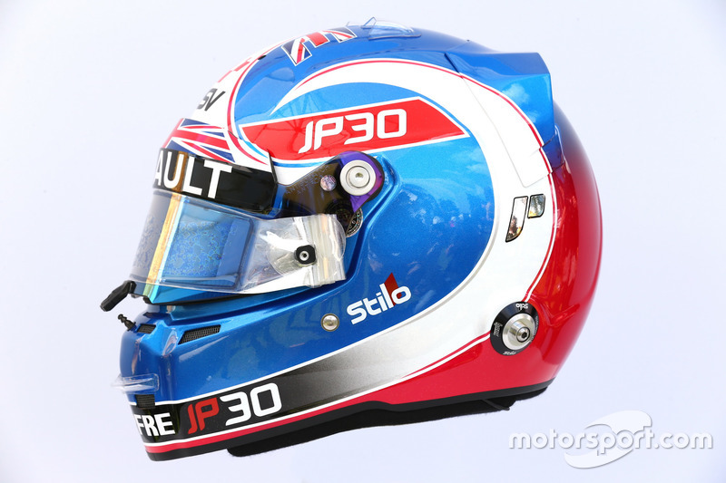 Helm von Jolyon Palmer, Renault Sport F1 Team RS17