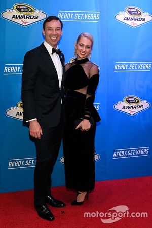 Jefe de equipo Chad Knaus y su esposa Brooke Werner