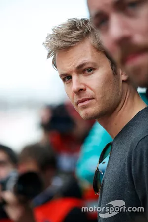 Nico Rosberg in de paddock