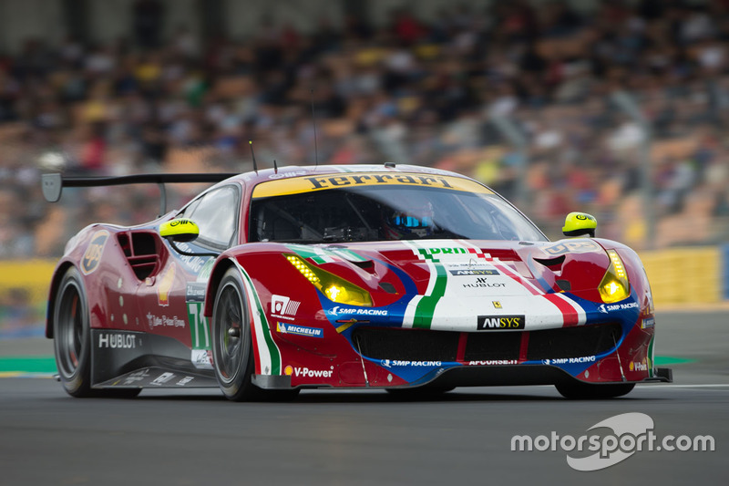 #71 AF Corse Ferrari 488 GTE: Davide Rigon, Sam Bird, Miguel Molina