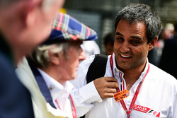 Juan Pablo Montoya y Jackie Stewart