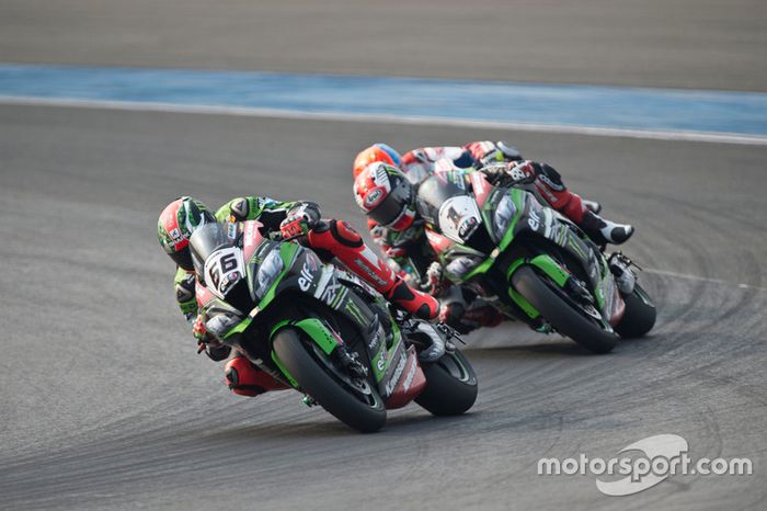 Tom Sykes, Kawasaki Racing Team y Jonathan Rea, Kawasaki Racing Team