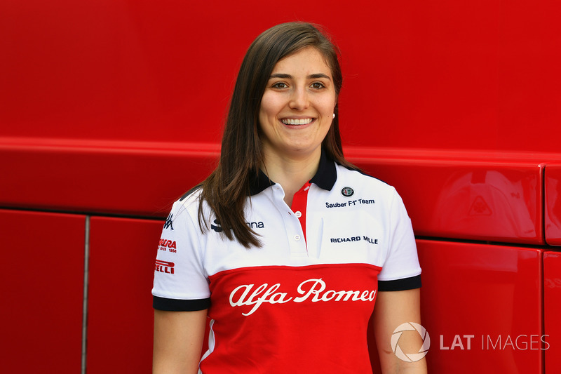 Tatiana Calderon, Sauber Test Driver