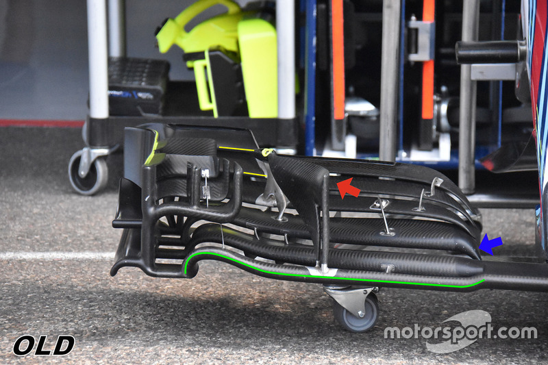 Переднее крыло Williams FW41 (старая версия)