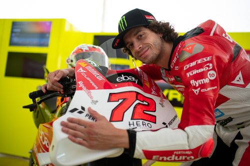 Marco Bezzecchi, VR46 Racing Team, librea especial del GP de Indonesia  