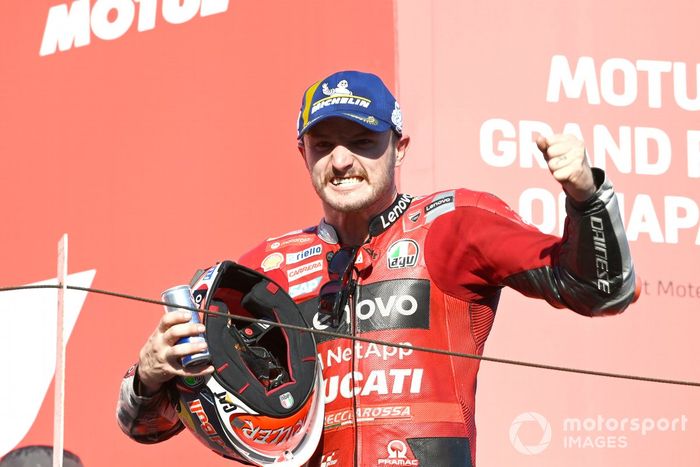 Podio: ganador Jack Miller, Ducati Team
