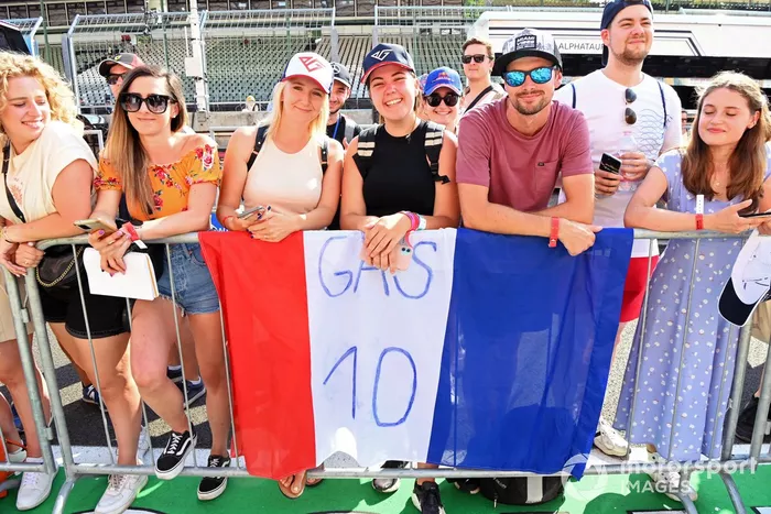 Pierre Gasly, Scuderia AlphaTauri, fans