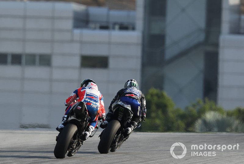 Maverick Vinales, Yamaha Factory Racing, Francesco Bagnaia, Pramac Racing