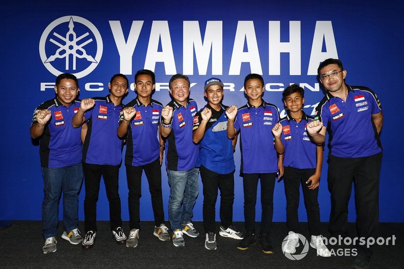 Wahyu Rusmayadi, Manajer Tim, Anggi Setiawan, M Faerozi, Galang Hendra, Wahyu Nugroho, Aldi Satya Mahendra, Yamaha Racing Indonesia