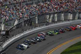 Jeffrey Earnhardt, Joe Gibbs Racing, Toyota Supra iK9 leads