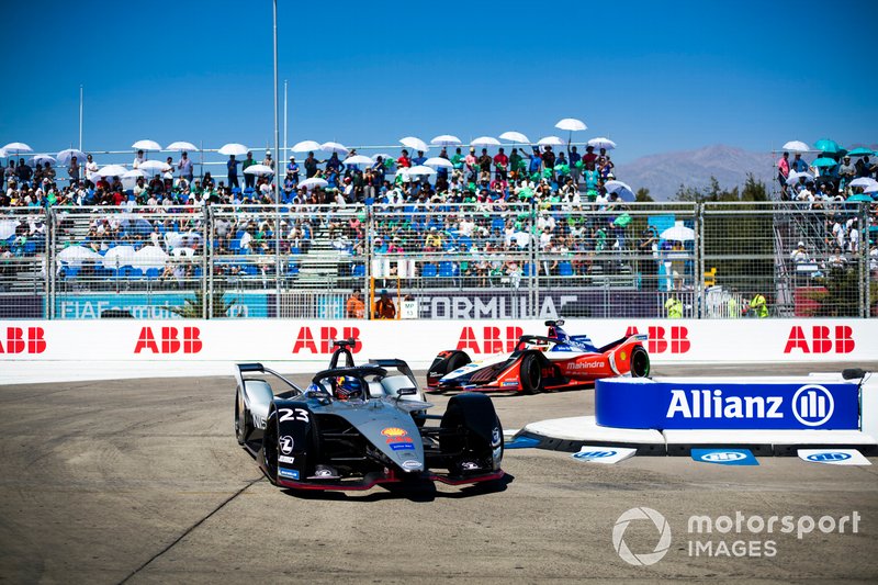 Sébastien Buemi, Nissan e.Dams, Nissan IMO1 Pascal Wehrlein, Mahindra Racing, M5 Electro