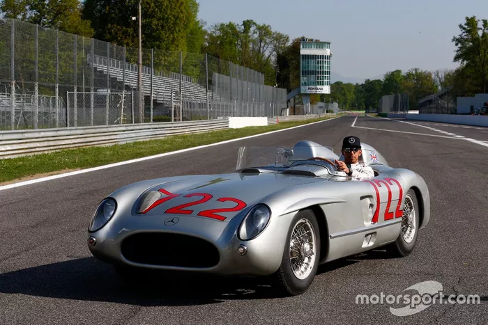 Lewis Hamilton et Sir Stirling Moss à Monza 