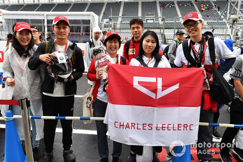 Fans Charles Leclerc, Sauber