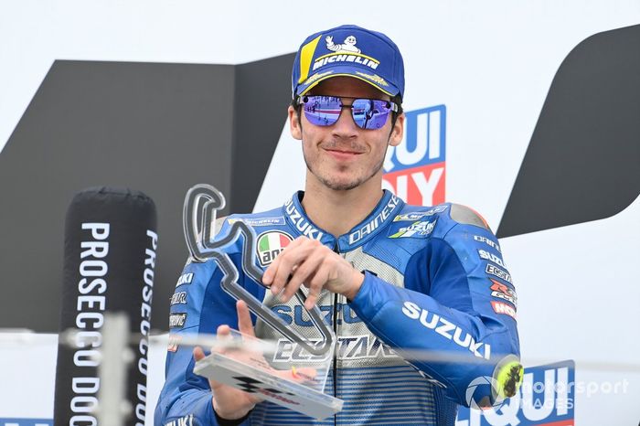 Podio: tercer lugar Joan Mir, Team Suzuki MotoGP