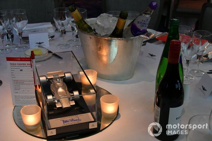 Pewter table centrepiece