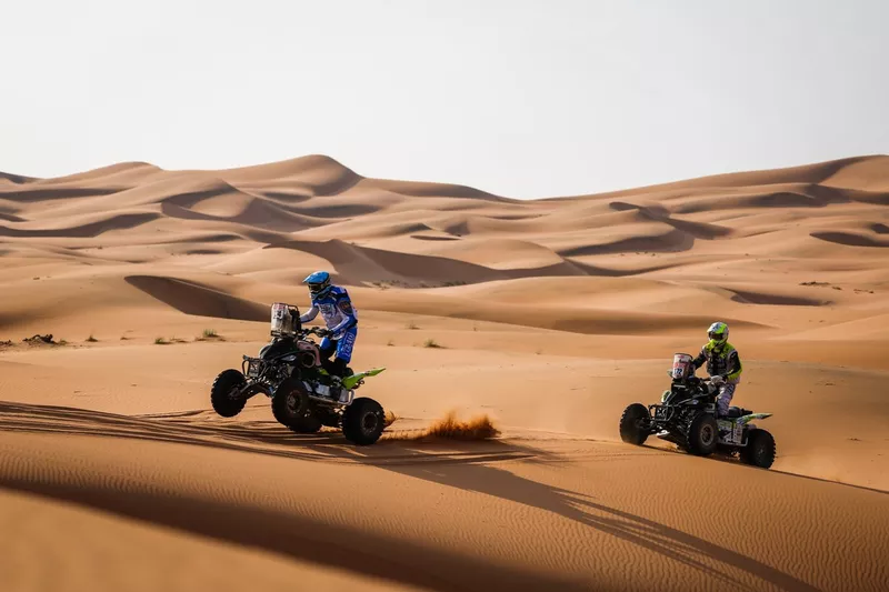 #174 Manuel Andujar, 7240 Team / Dragon Rally Service Yamaha, #172 Alexandre Giroud, Yamaha Racing - SMX - Drag'on