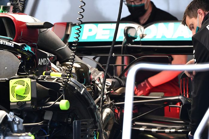 Detalle de la unidad de potencia del Mercedes W12