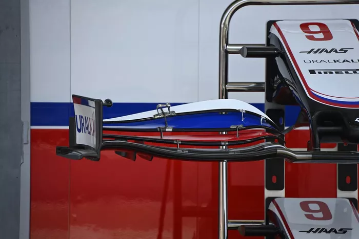 Detalle del Haas VF-21 