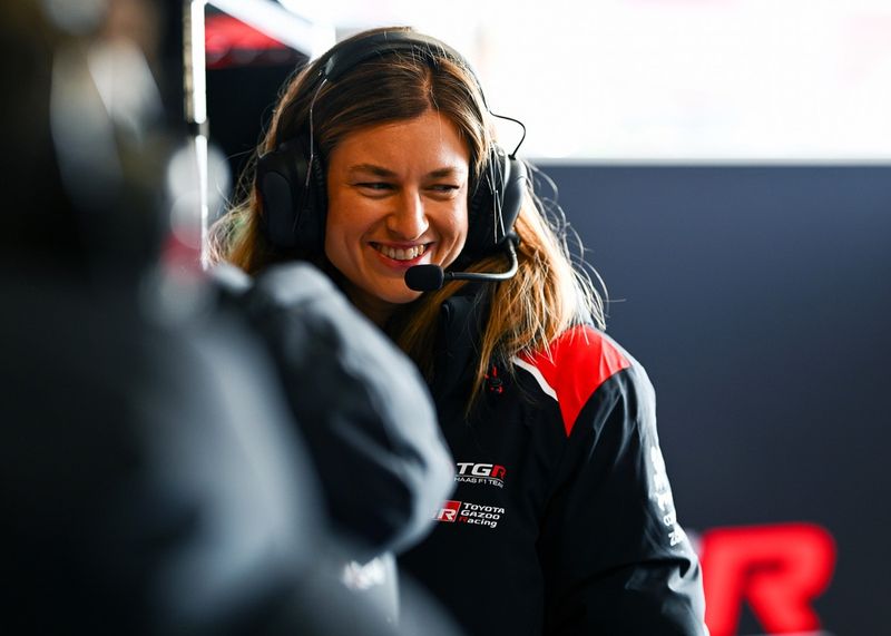 Laura Mueller, ingeniera de carrera del equipo Haas F1