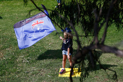 Un giovane tifoso della Red Bull Racing