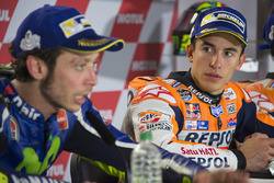 Zweiter Platz, Valentino Rossi, Yamaha Factory Racing, Sieger Marc Marquez, Repsol Honda Team