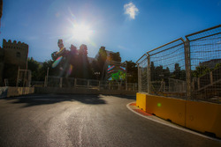 Baku City Circuit, Kurve 10 mit der Burg