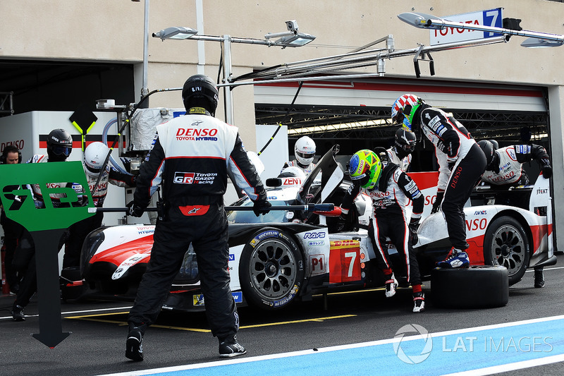 #7 Toyota Gazoo Racing Toyota TS050: Mike Conway, Alexander Wurz, Jose Maria Lopez, Sébastien Buemi, Anthony Davidson