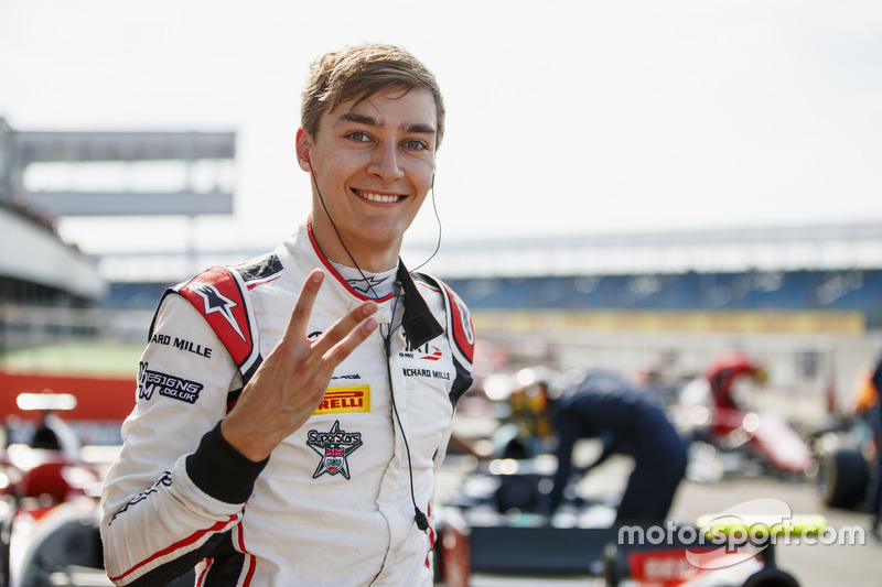 Russell est devenu le sixième pilote de l'Histoire à signer trois poles consécutives en GP2/F2