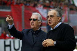 Piero Lardi Ferrari, Ferrari Vice President and Sergio Marchionne, CEO FIAT