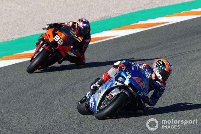 Alex Rins, Team Suzuki MotoGP,  Brad Binder, Red Bull KTM Factory Racing